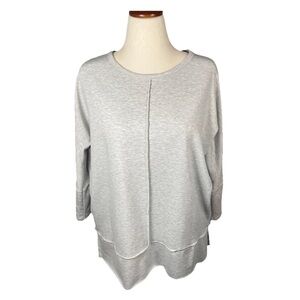 Spanx Perfect Length Dolman 3/4 Sleeve Sweatshirt Top Womens Size Medium 50171R